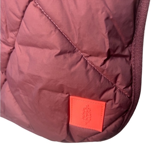 Free People Chill Out Packable Puffer Poncho Scarf One Size - Picture 11 of 14